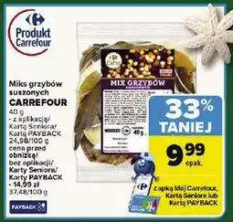 Carrefour Miks grzybów suszonych oferta