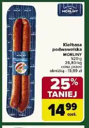 Carrefour Kiełbasa podwawelską Morliny oferta