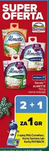 Carrefour Serek Almette, różne rodzaje oferta