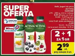 Carrefour Kefir, jogurt do picia Activia, Danone oferta