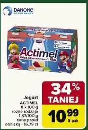 Carrefour Jogurt Actimel oferta