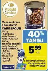 Carrefour Masa makowa z bakaliami oferta