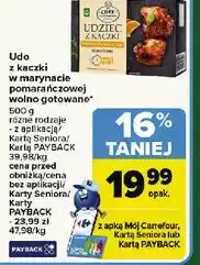 Carrefour Udka z kaczki w marynacie pomarańczowej wolno gotowane oferta