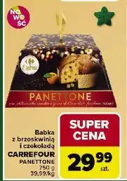 Carrefour Babka z brzoskwinią i czekoladą oferta