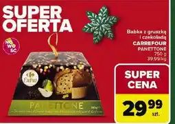 Carrefour babka z gruszką i czekoladą oferta