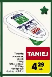 Carrefour Twaróg Polmlek oferta