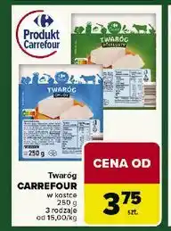 Carrefour twaróg w kostce oferta