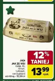 Carrefour jaja jak ze wsi, 10 szt oferta