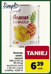 Carrefour Ananas, kawałki oferta