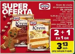 Carrefour Krem do ciasta do przygotowania Dr.Oetker oferta