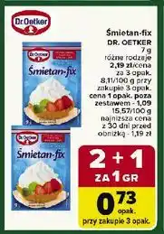 Carrefour Śmietan-fix Dr.Oetker oferta