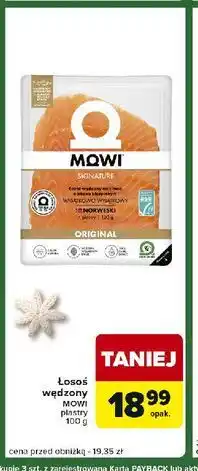 Carrefour Express Łosoś norweski wędzony na zimno Mowi Signature oferta