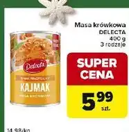 Carrefour Express Masa krówkowa kajmak tradycyjny Delecta oferta