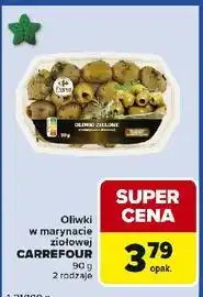 Carrefour Express Oliwki zielone w marynacie ziołowej Carrefour Extra oferta