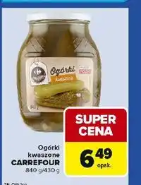 Carrefour Express Ogórki kwaszone Carrefour oferta