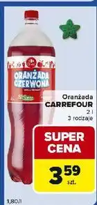 Carrefour Express Oranżada czerwona Carrefour oferta