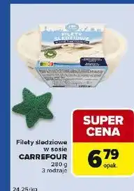 Carrefour Express Filety śledziowe w sosie śmietanowym Carrefour oferta