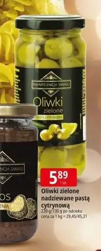 E.Leclerc Oliwki zielone nadziewane cytryną Kwintesencja Smaku oferta