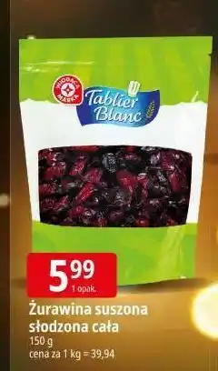 E.Leclerc Żurawina suszona Wiodąca Marka Tablier Blanc oferta