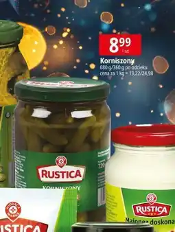 E.Leclerc Korniszony w zalewie octowej Wiodąca Marka Rustica oferta