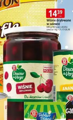 E.Leclerc Wiśnie drylowane w zalewie Wiodąca Marka Douceur Du Verger oferta
