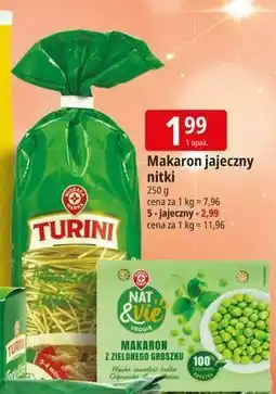 E.Leclerc Makaron 5-jajeczny nitki Wiodąca Marka Turini oferta