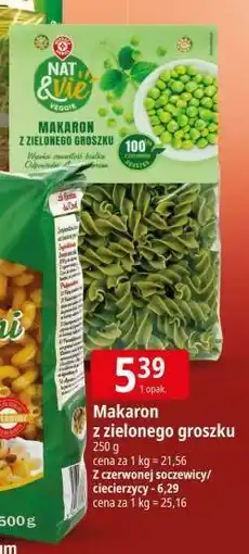 E.Leclerc Makaron z ciecierzycy Wiodąca Marka Nat & Vie oferta