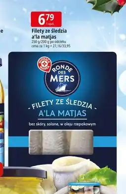 E.Leclerc Filety śledziowe a la matjas w oleju Wiodąca Marka Ronde Des Mers oferta