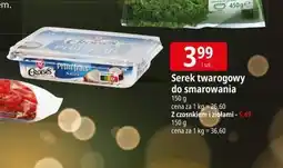 E.Leclerc Twarożek do smarowania z czosnkiem i ziołami Wiodąca Marka Croises oferta