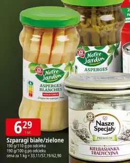E.Leclerc Szparagi zielone Wiodąca Marka Notre Jardin oferta