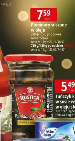 E.Leclerc Pomidory suszone w oleju z ziołami Wiodąca Marka Rustica oferta