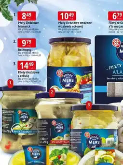 E.Leclerc Płaty śledziowe smażone w zalewie Wiodąca Marka Ronde Des Mers oferta