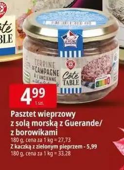 E.Leclerc Pasztet wieprzowy z mięsem kaczki Wiodąca Marka Cote Table oferta