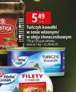 E.Leclerc Tuńczyk w kawałkach sosie własnym Wiodąca Marka Peche Ocean oferta