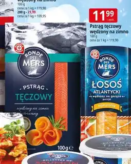 E.Leclerc Pstrąg tęczowy wędzony plastry Wiodąca Marka Ronde Des Mers oferta