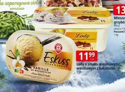 E.Leclerc Lody o smaku waniliowym z bakaliami Wiodąca Marka Eskiss oferta
