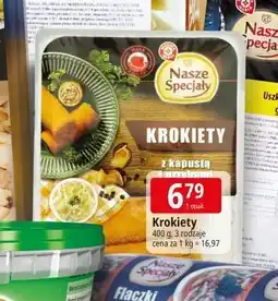 E.Leclerc Krokiety z kapustą i grzybami Wiodąca Marka Nasze Specjały oferta