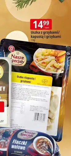 E.Leclerc Uszka z kapustą i grzybami Wiodąca Marka Nasze Specjały oferta