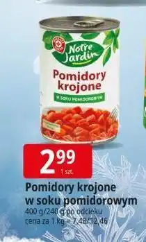 E.Leclerc Pomidory krojone w soku pomidorowym Wiodąca Marka Notre Jardin oferta