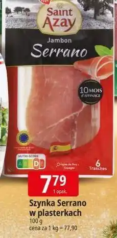 E.Leclerc Szynka serrano Wiodąca Marka Saint Azay oferta