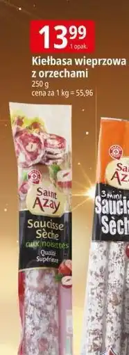 E.Leclerc Kiełbasa z orzechami Wiodąca Marka Saint Azay oferta