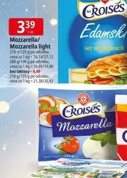 E.Leclerc Mozzarella light Wiodąca Marka Croises oferta