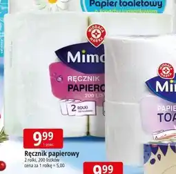 E.Leclerc Ręcznik papierowy 200 listków 2 warstwy Wiodąca Marka Mimosa oferta