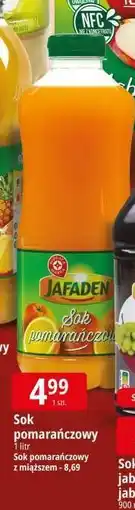 E.Leclerc Sok pomarańczowy z miąższem Wiodąca Marka Jafaden oferta