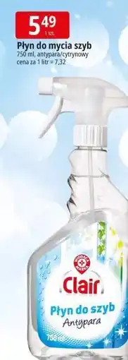 E.Leclerc Płyn do mycia szyb cytrynowy Wiodąca Marka Clair oferta