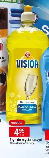 E.Leclerc Płyn do mycia naczyń miętowy Wiodąca Marka Visior oferta
