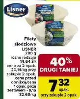Carrefour Filety śledziowe w sosie koperkowym Lisner oferta