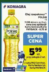 Carrefour Olej rzepakowy Polski oferta