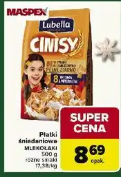 Carrefour Płatki cinisy Lubella Mlekołaki oferta
