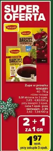 Carrefour Barszcz czerwony Winiary oferta